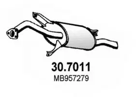 Rear Muffler (30.7011)