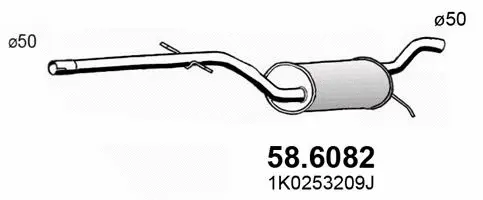 Centre Muffler (58.6082)