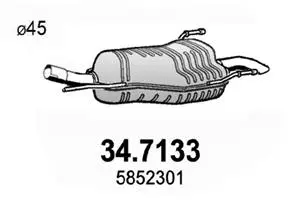 Rear Muffler (34.7133)