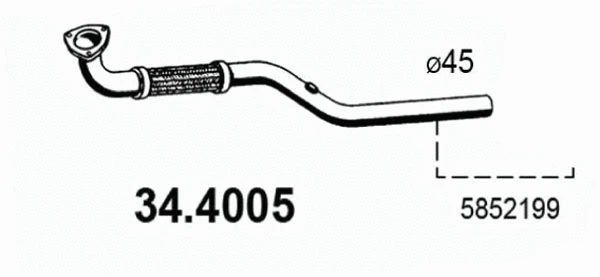 Exhaust Pipe (34.4005)