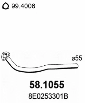 Exhaust Pipe (58.1055)