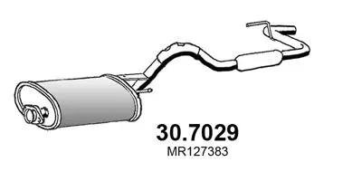 Rear Muffler (30.7029)