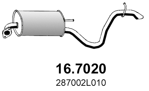 Rear Muffler (16.7020)