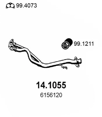 Exhaust Pipe (14.1055)