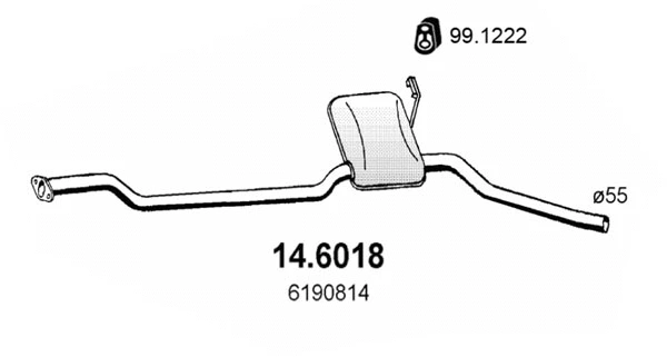 Centre Muffler (14.6018)