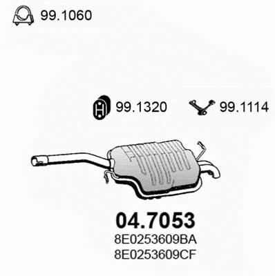 Rear Muffler (04.7053)