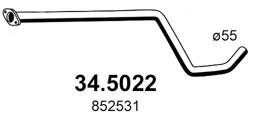 Exhaust Pipe (34.5022)