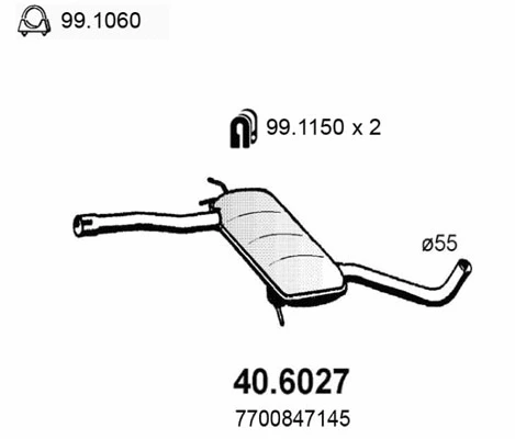 Centre Muffler (40.6027)