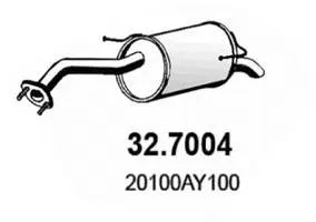 Rear Muffler (32.7004)