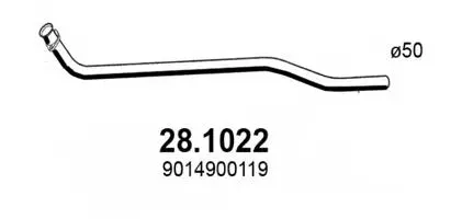 Exhaust Pipe (28.1022)