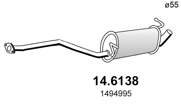 Centre Muffler (14.6138)