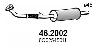 Front Muffler (46.2002)