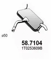 Rear Muffler (58.7104)