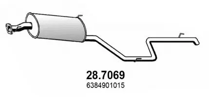 Rear Muffler (28.7069)