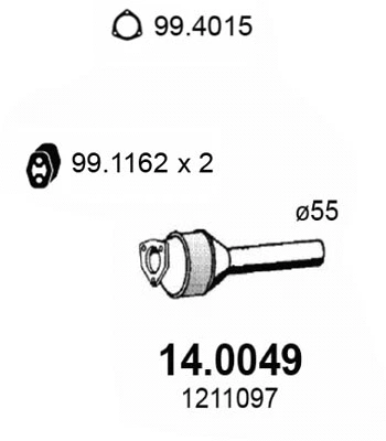Catalytic Converter (14.0049)