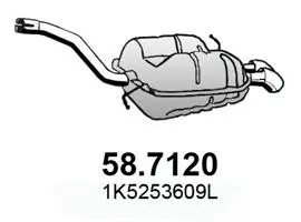 Rear Muffler (58.7120)