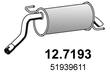 Rear Muffler (12.7193)
