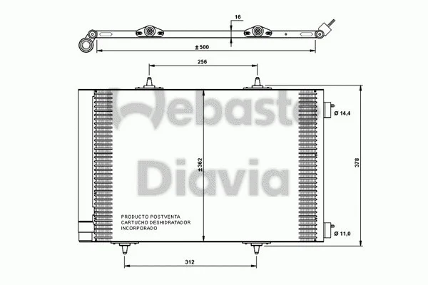 Condenser, air conditioning (82D0225642A)