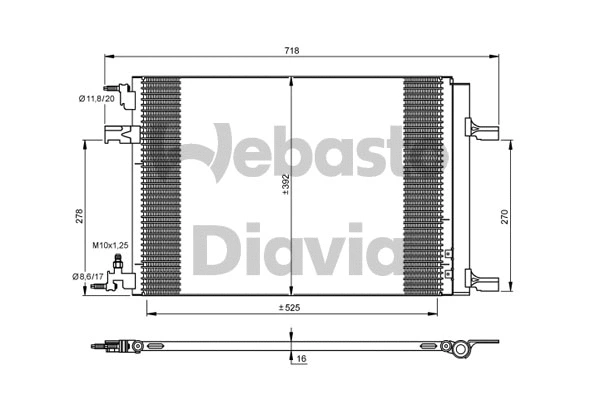 Condenser, air conditioning (82D0225683A)