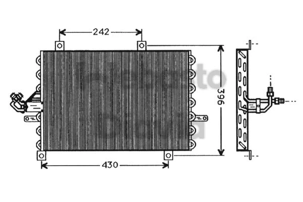 Condenser, air conditioning (82D0225305A)