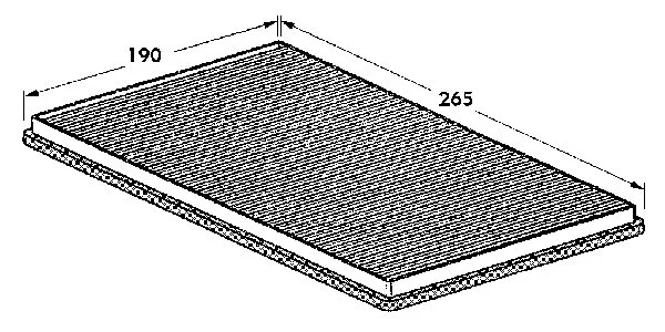 Filter, cabin air (82D0325025A)