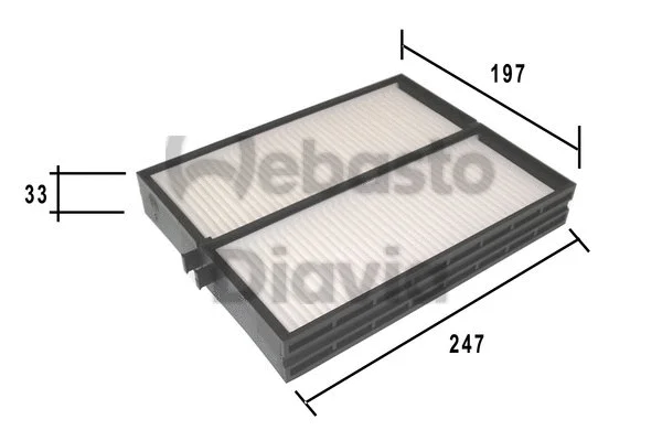 Filter, cabin air (82D0325179A)