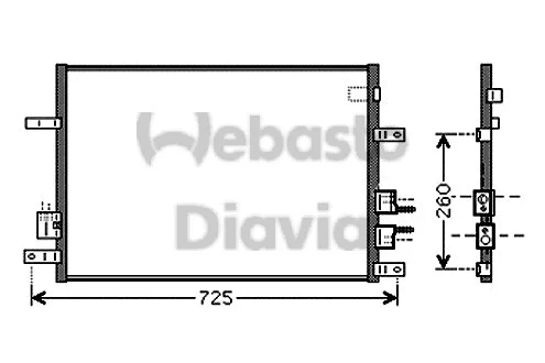 Condenser, air conditioning (82D0225544A)