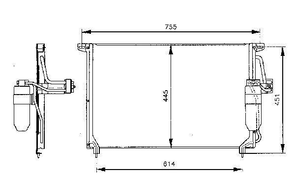 Condenser, air conditioning (82D0225097A)