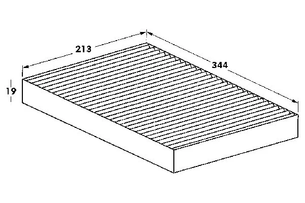 Filter, cabin air (82D0325040A)