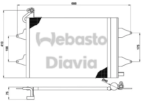 Condenser, air conditioning (82D0226190MA)