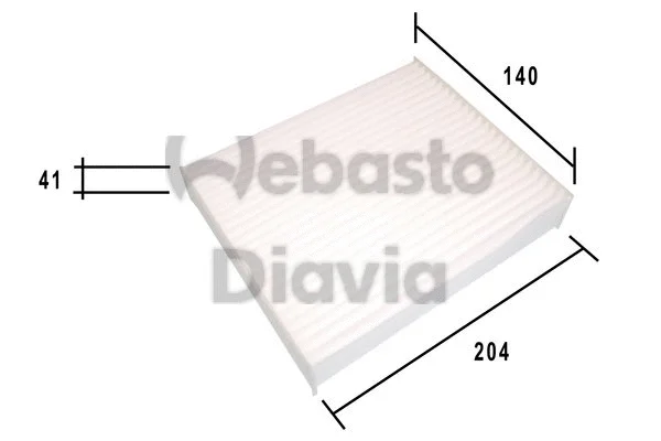 Filter, cabin air (82D0325185A)