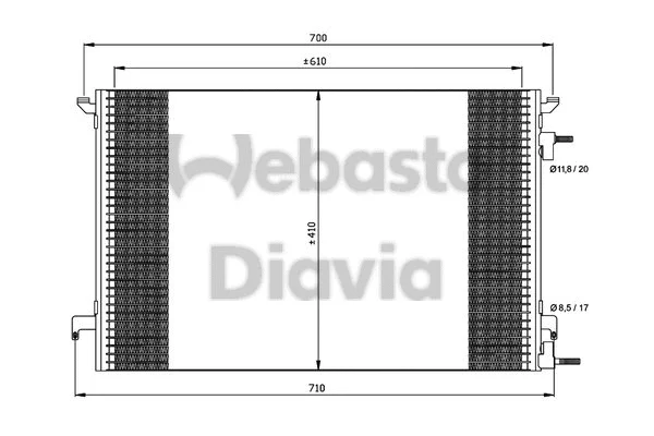 Condenser, air conditioning (82D0225464A)