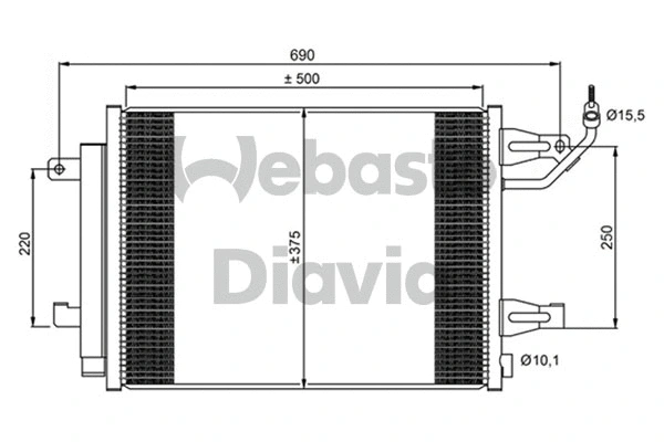Condenser, air conditioning (82D0226293MA)