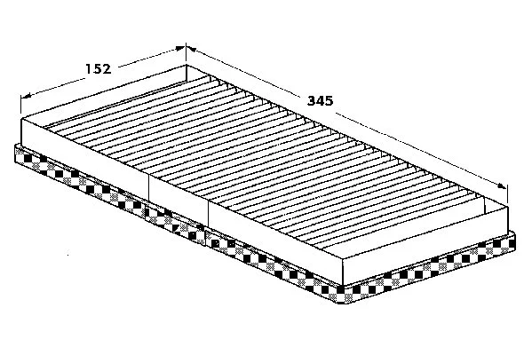 Filter, cabin air (82D0325012A)