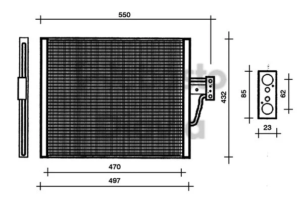 Condenser, air conditioning (82D0225238A)