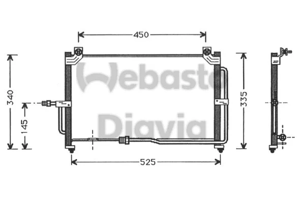 Condenser, air conditioning (82D0225254A)