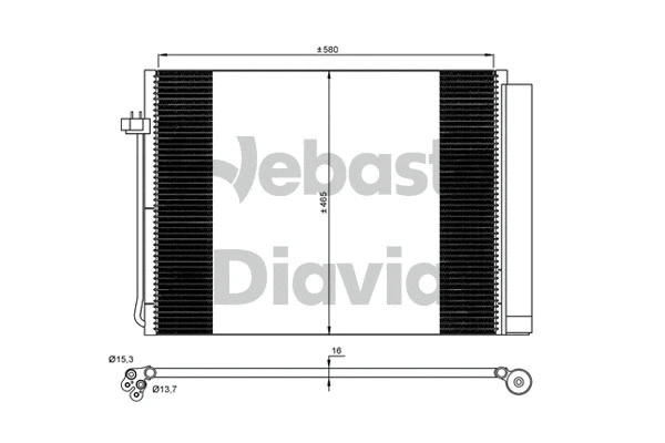 Condenser, air conditioning (82D0226236MA)