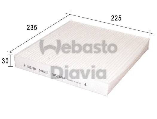 Filter, cabin air (82D0325153A)