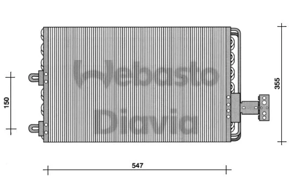 Condenser, air conditioning (82D0225023B)