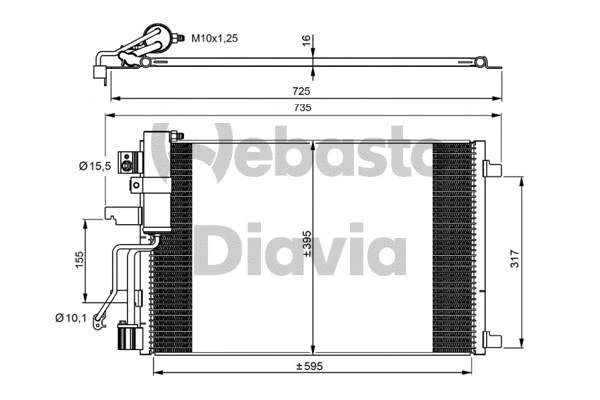 Condenser, air conditioning (82D0226291MA)