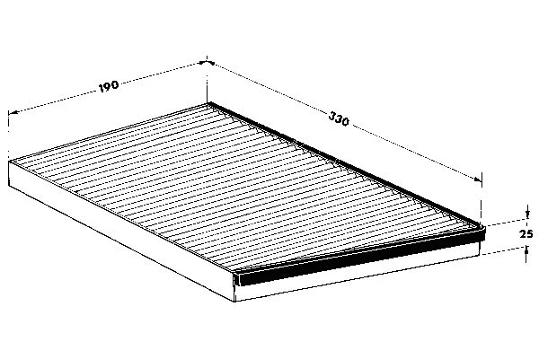 Filter, cabin air (82D0325083A)
