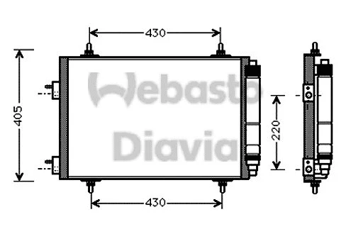 Condenser, air conditioning (82D0225536A)