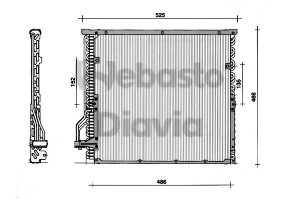 Condenser, air conditioning (82D0225014B)