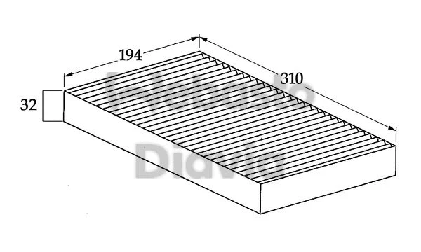Filter, cabin air (82D0325039A)