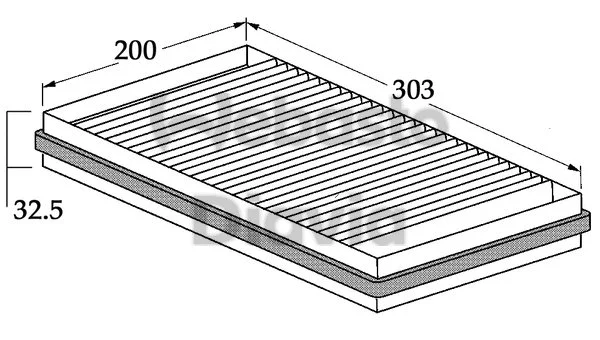 Filter, cabin air (82D0325028A)