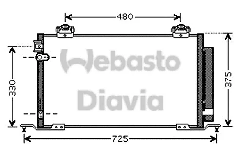 Condenser, air conditioning (82D0225571A)