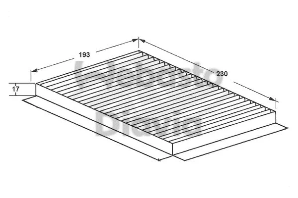 Filter, cabin air (82D0325102A)