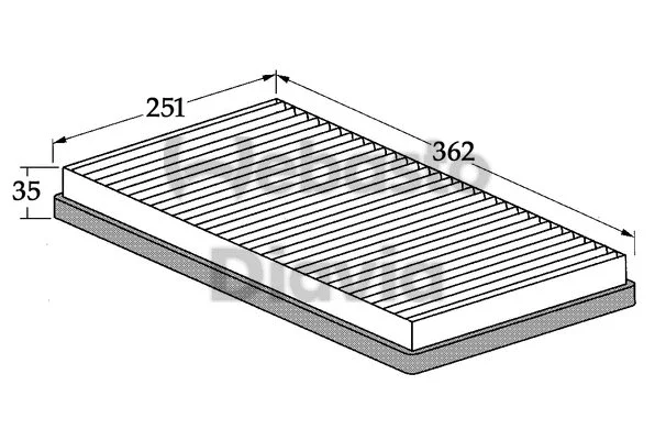Filter, cabin air (82D0325061A)