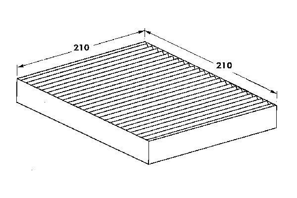 Filter, cabin air (82D0325033A)