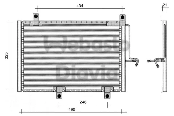 Condenser, air conditioning (82D0225002B)